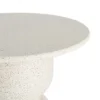 Stolik kawowy boczny EDERAN 60 cm efekt terrazzo