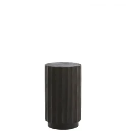 Stolik kawowy boczny ELLENA 60 cm czarny mat