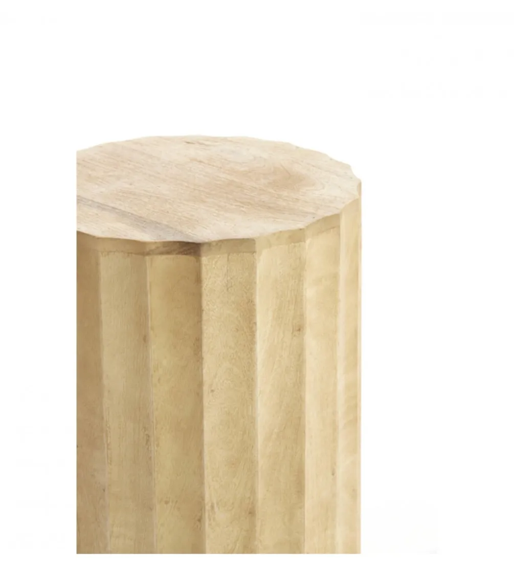 Stolik kawowy boczny ELLENA 60 cm naturalny