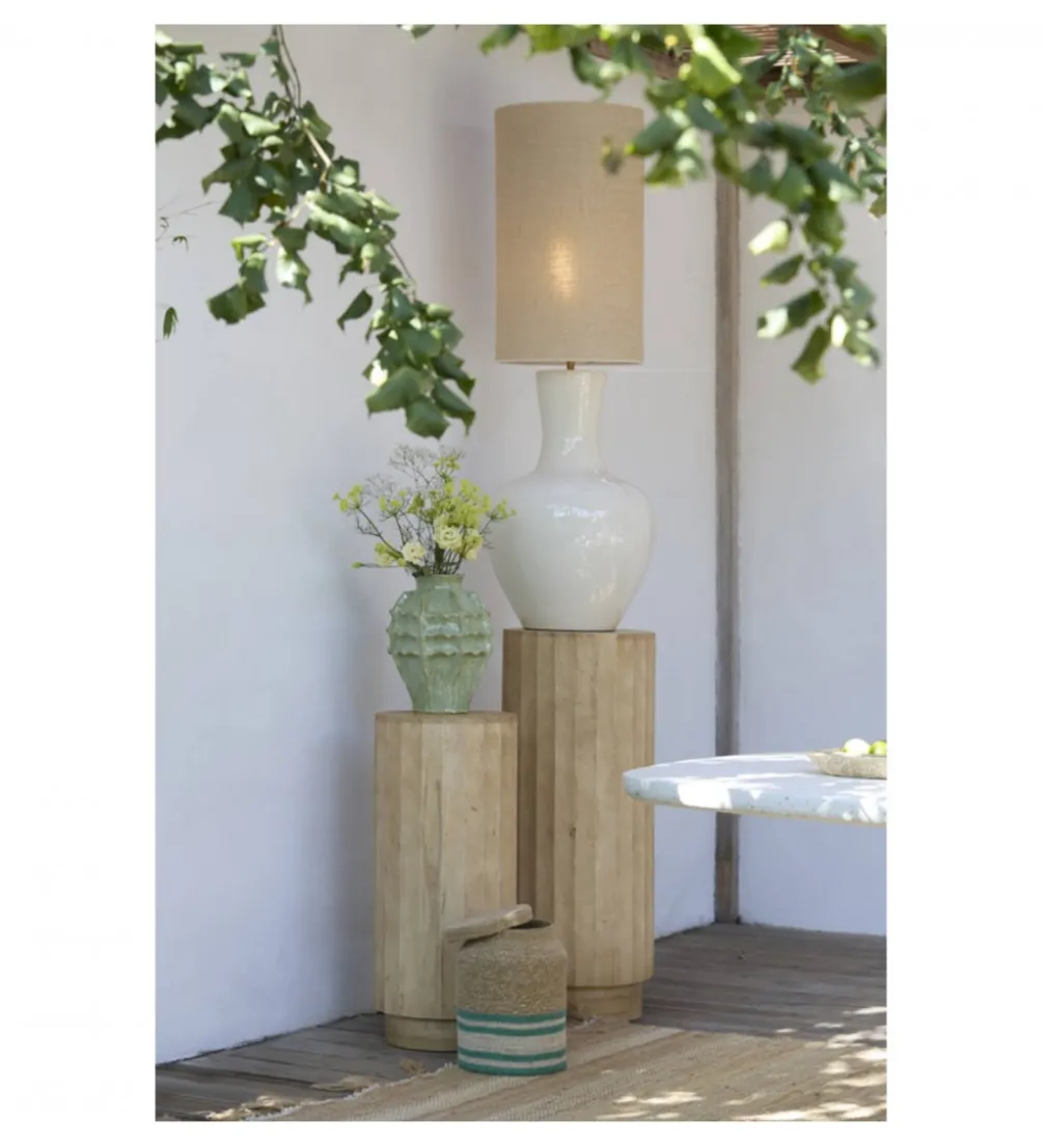 Stolik kawowy boczny ELLENA 60 cm naturalny
