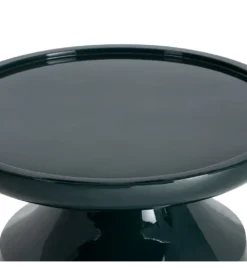 Stolik kawowy boczny ENALE 50 cm zielony