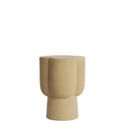Stolik kawowy boczny JUNTO 45 cm ceramika piaskowy mat