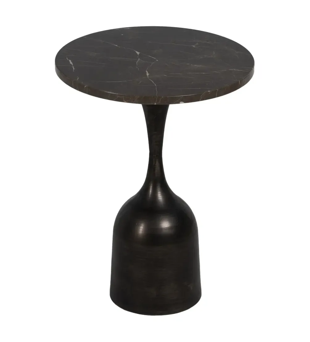Stolik kawowy boczny KOREMA 53 cm czarny