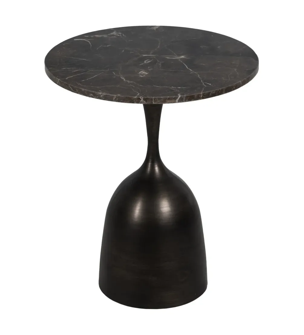 Stolik kawowy boczny KOREMA 58 cm czarny