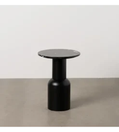 Stolik kawowy boczny KOREMA 54 cm czarny