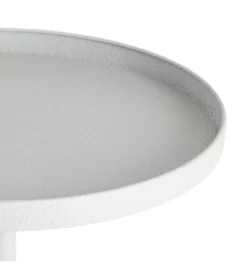 Stolik kawowy boczny KUMASENO 48 cm biały