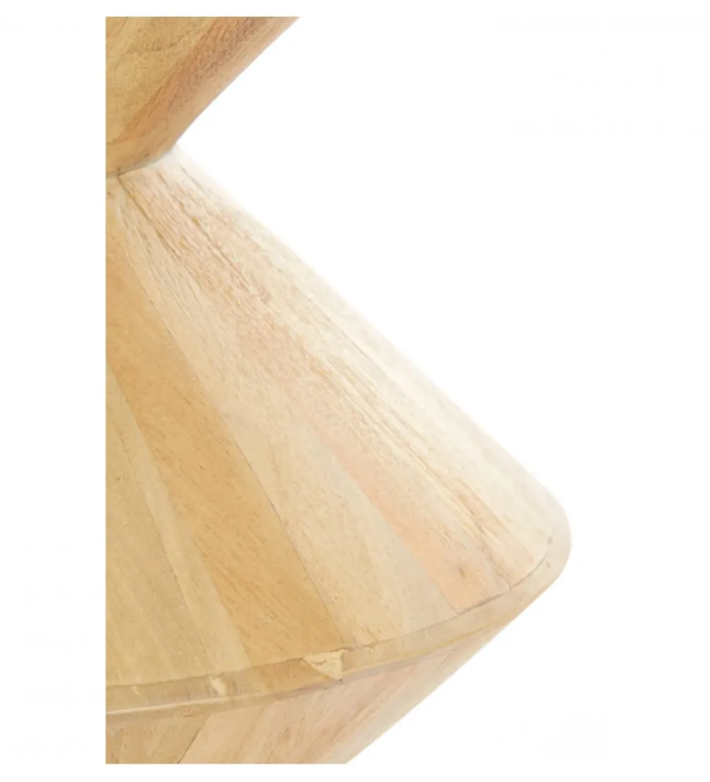Stolik kawowy boczny LARUS 60 cm drewno mango naturalny