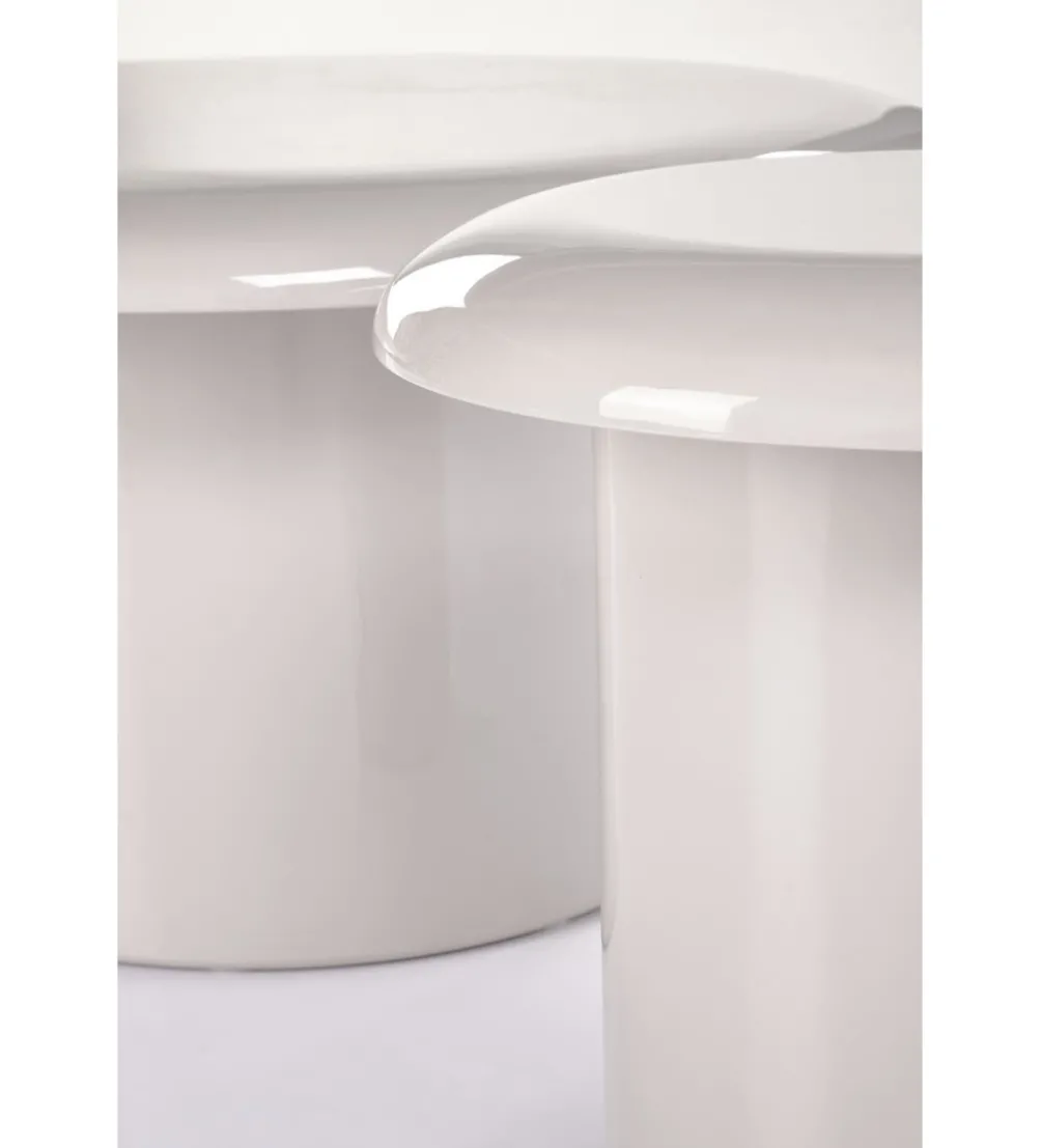 Stolik kawowy boczny LOARA 45 cm kaszmir