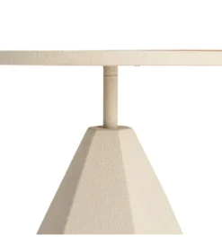 Stolik kawowy boczny MARENA 50 cm kremowy