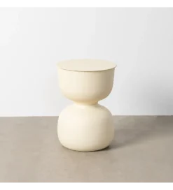 Stolik kawowy boczny MINTEU 52 cm biały
