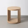 Stolik kawowy boczny NASTARMA 50 cm naturalny