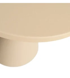 Stolik kawowy boczny OFERAN 50 cm taupe
