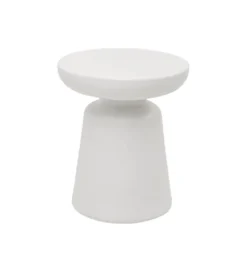 Stolik kawowy boczny PACO 41 cm biały