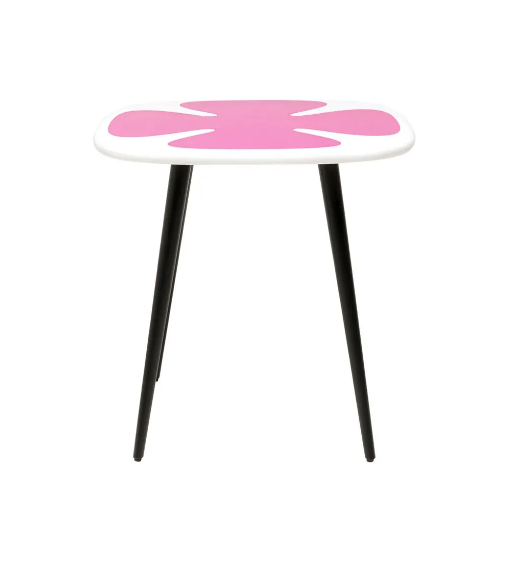 Stolik kawowy boczny PETAL 60 cm różowy