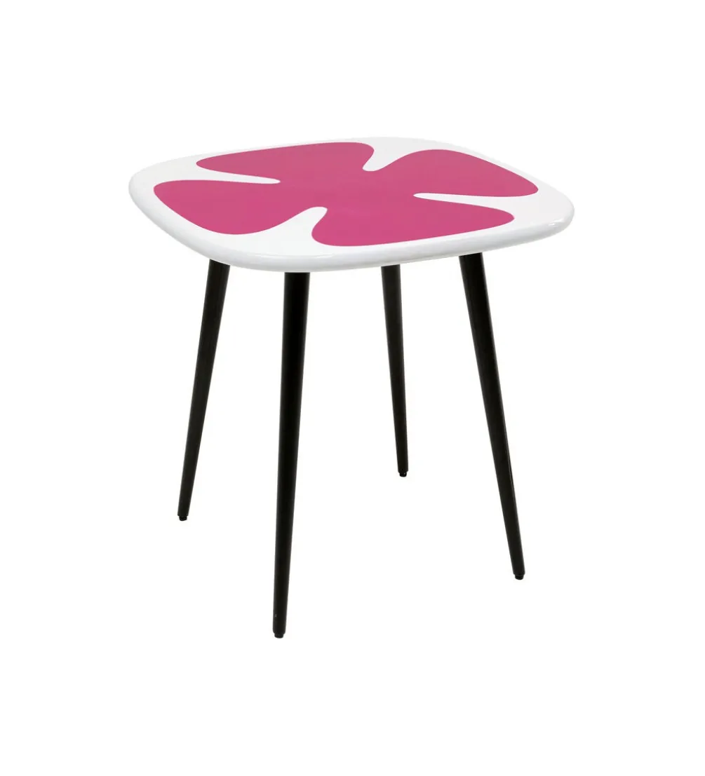 Stolik kawowy boczny PETAL 60 cm różowy