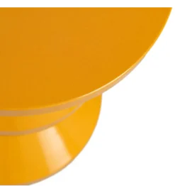 Stolik kawowy boczny PETARNO 47 cm musztardowy
