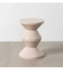 Stolik kawowy boczny PETARNO 47 cm biały