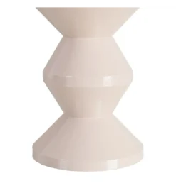 Stolik kawowy boczny PETARNO 47 cm biały