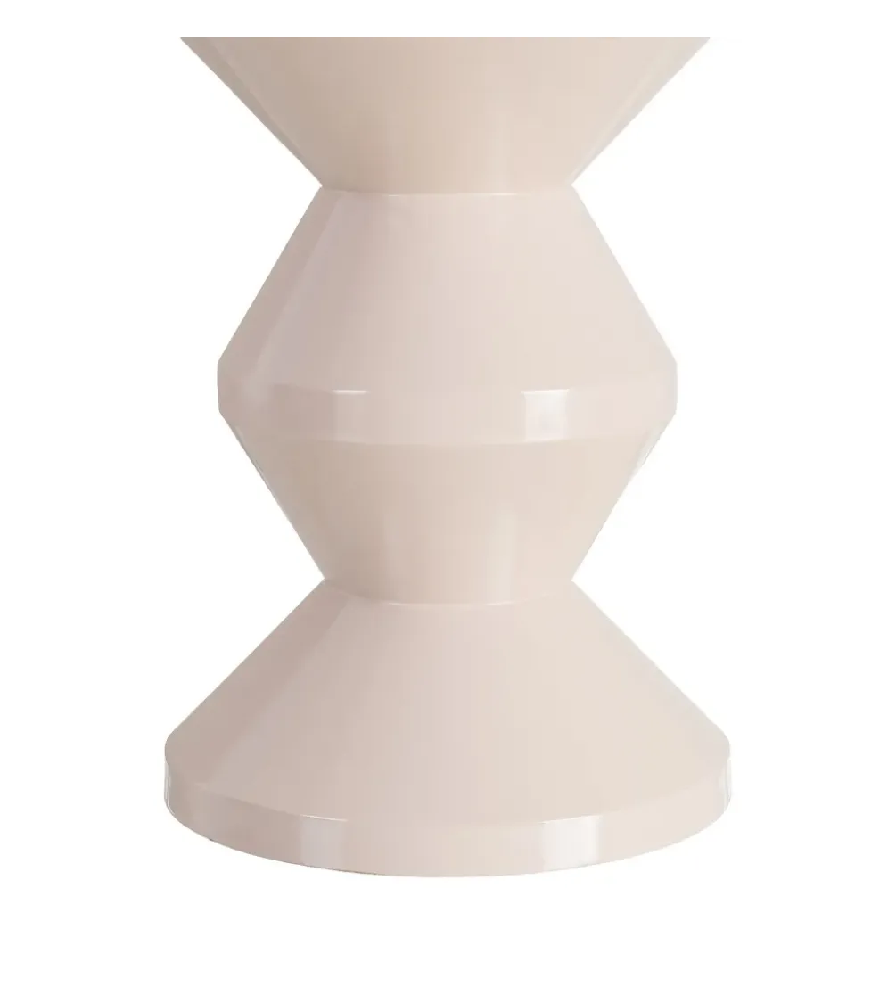 Stolik kawowy boczny PETARNO 47 cm biały