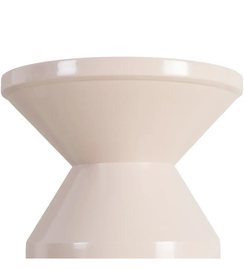 Stolik kawowy boczny PETARNO 47 cm biały
