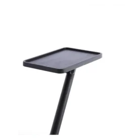 Stolik kawowy boczny QIANO 63 cm drewno mango czarny mat
