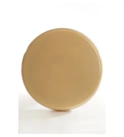 Stolik kawowy boczny SAKIZ 40 cm kremowy pomarańczowy
