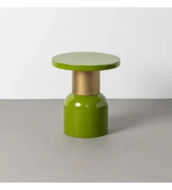 Stolik kawowy boczny SLAVICM 40 cm zielony