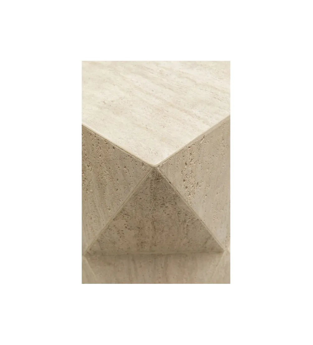 Stolik kawowy boczny TRAVERTINO 54 cm
