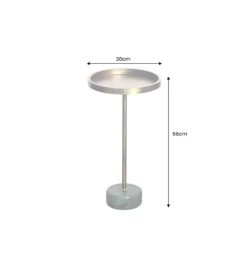 Stolik kawowy boczny TRAYFUL 60 cm złoty