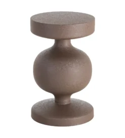 Stolik kawowy boczny VATENI 33 cm brązowy