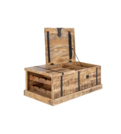 Stolik kawowy Bodega 100 cm drewno mango
