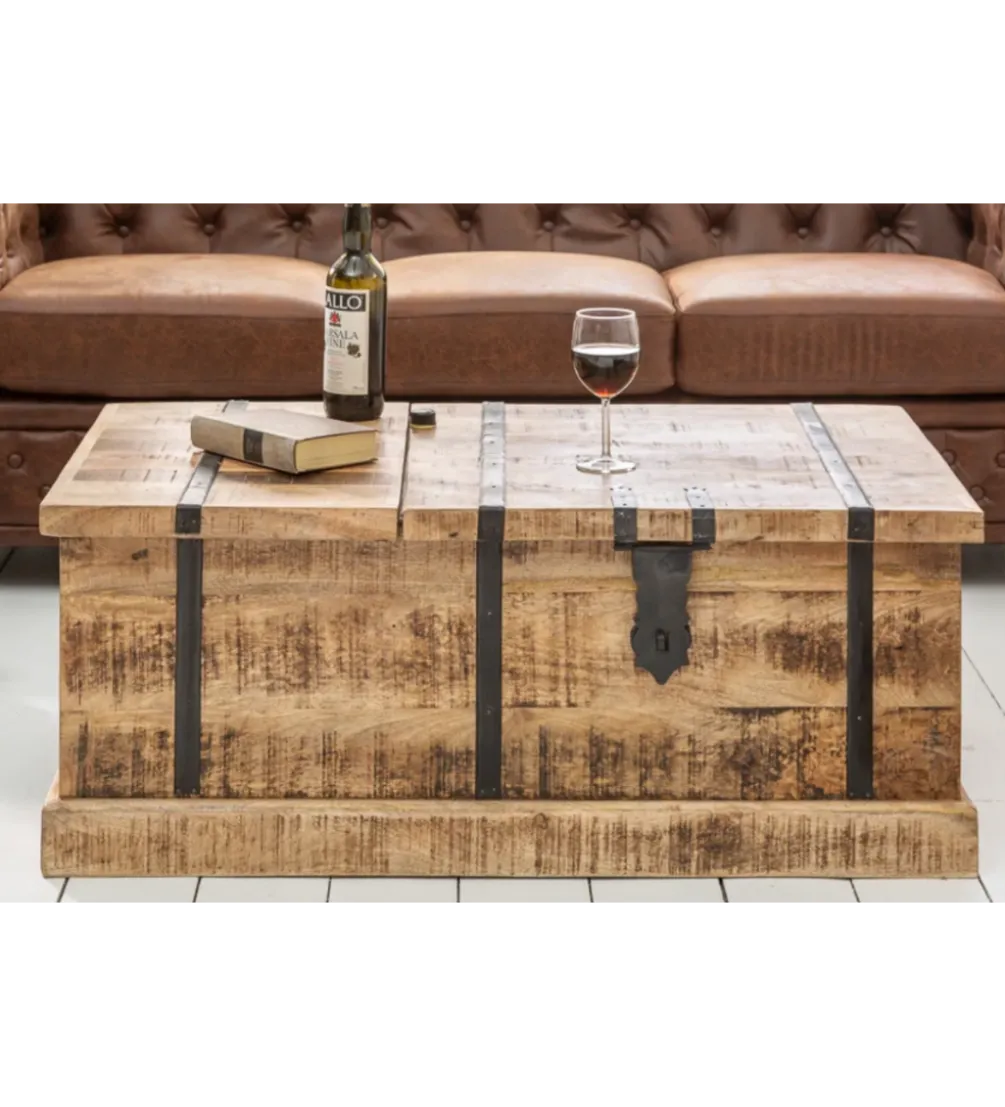 Stolik kawowy Bodega 100 cm drewno mango