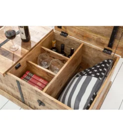 Stolik kawowy Bodega 100 cm drewno mango