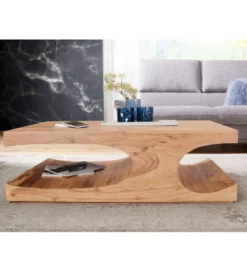 Stolik kawowy BOHA  118 cm drewno akacja