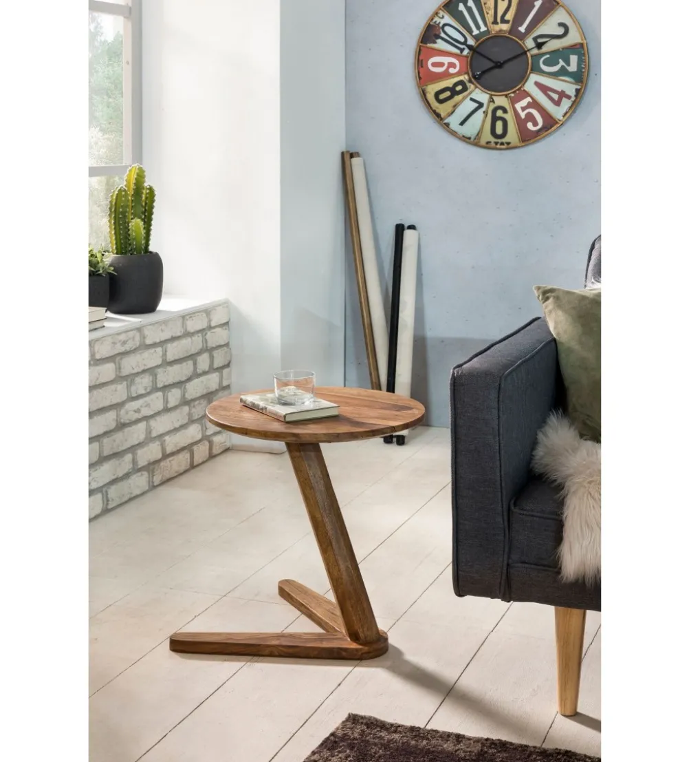 Stolik kawowy BOHA 45 cm drewno sheesham