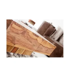 Stolik kawowy Bolt 70 cm drewno Sheesham