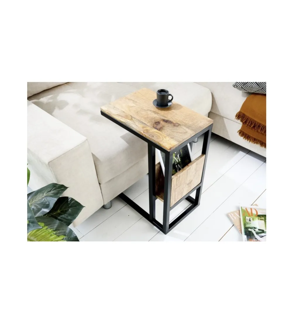 Stolik kawowy CAMINO Craft 30 cm drewno mango