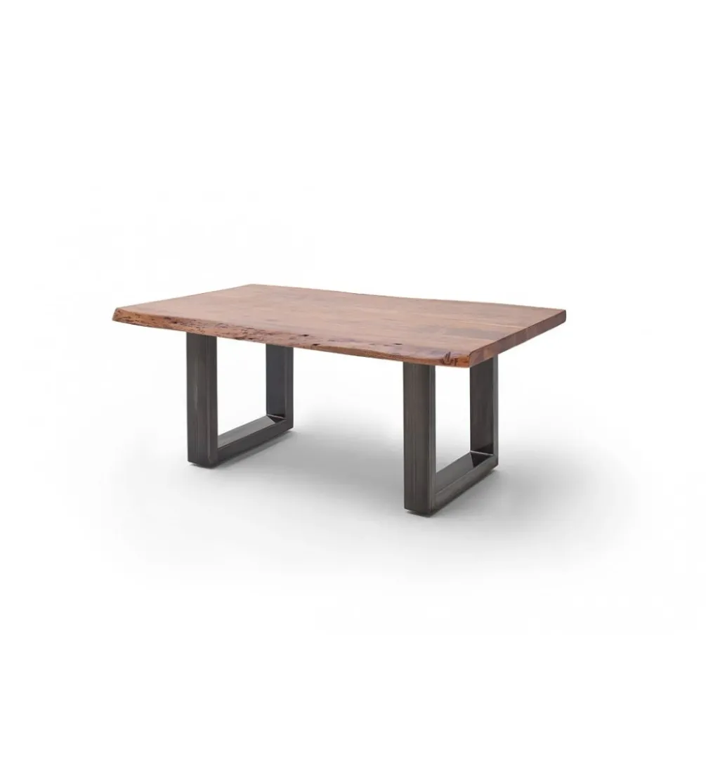 Stolik Kawowy CARTAGENA 110 Cm Akacja w kolorze orzechowym