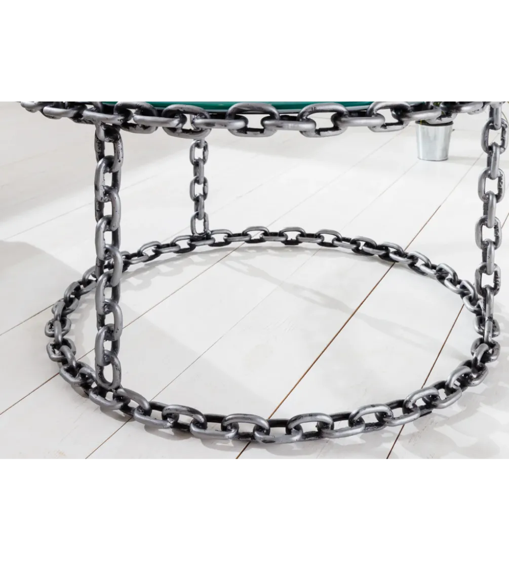 Stolik kawowy CATENA 65 cm srebrny