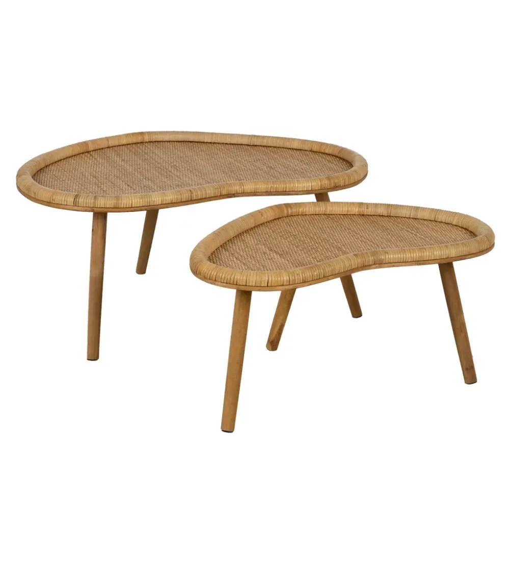 Stolik kawowy CENTRO 77 cm ratan