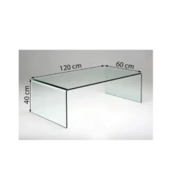 Stolik kawowy Clear Club Basic 120 cm x 40 cm