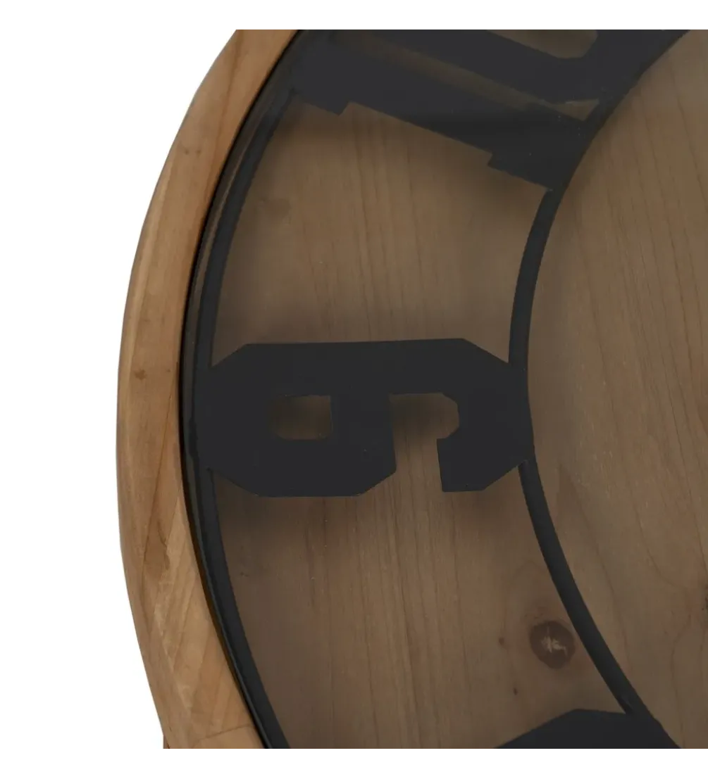 Stolik kawowy CLOCKY 80 cm drewno jodła