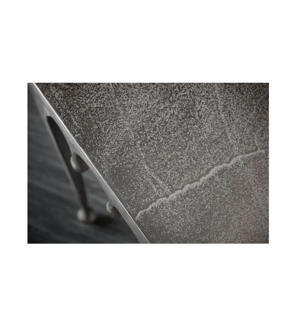Stolik kawowy 44 cm Mystic Liquid Line srebrny