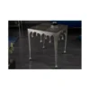 Stolik Kawowy 50 cm Mystic Liquid Line Srebrny