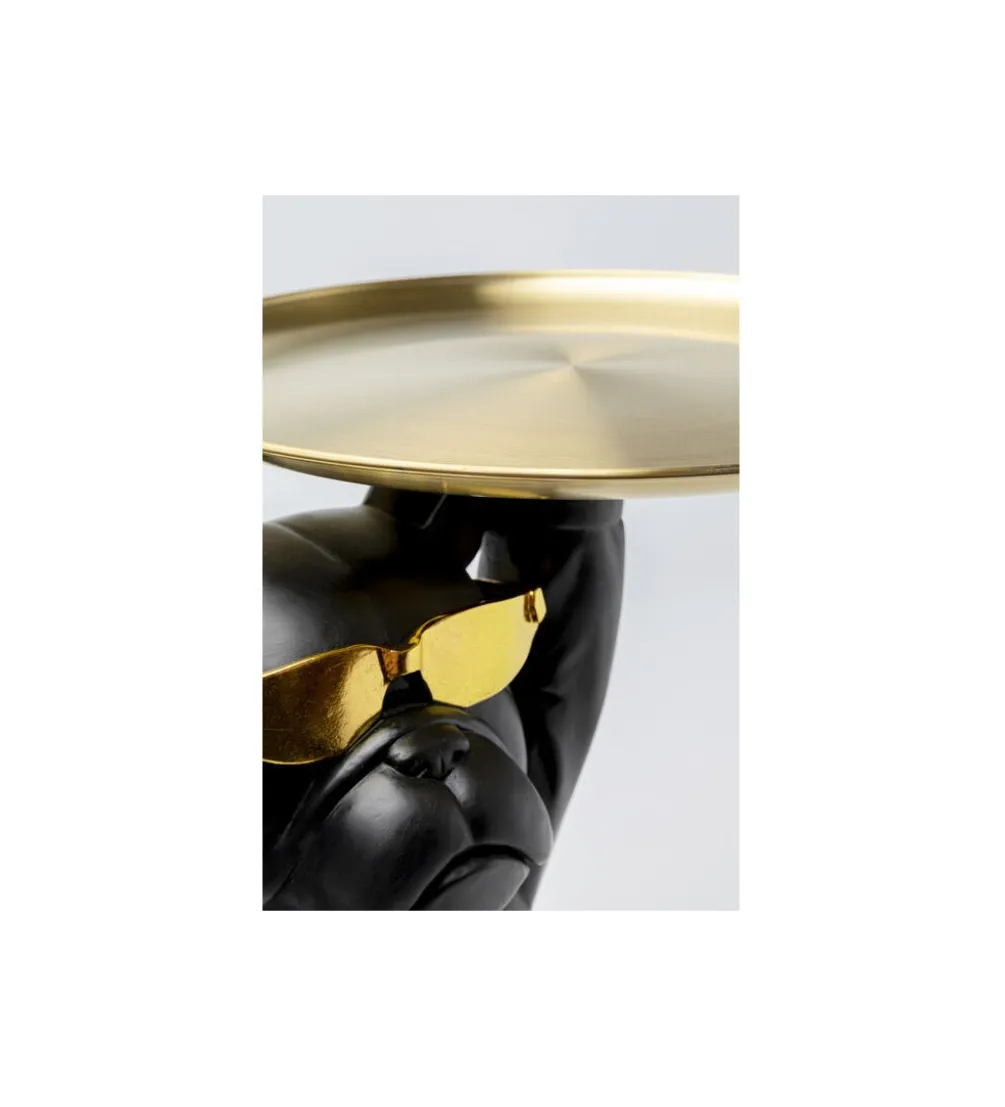Stolik kawowy COOL BULLDOG TRAY 34 cm czarny