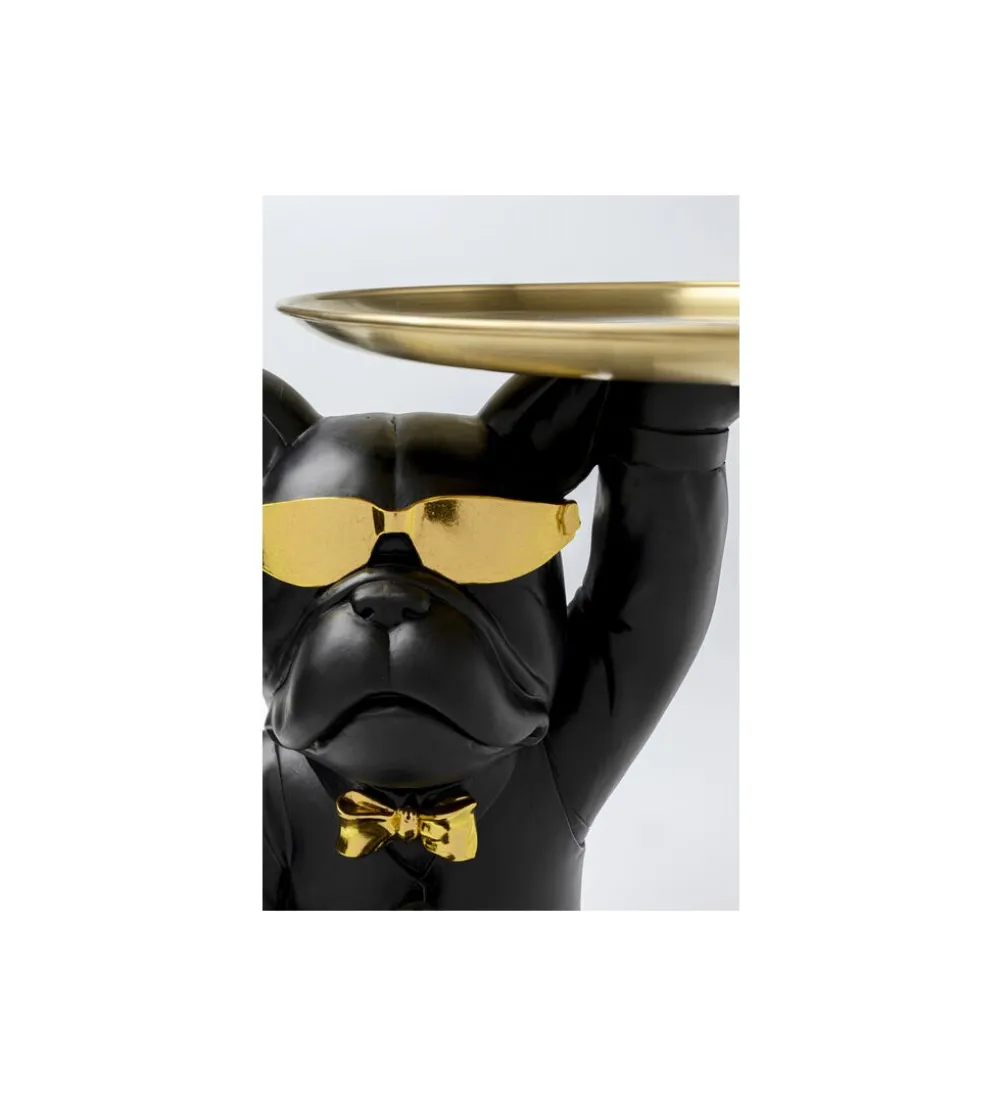 Stolik kawowy COOL BULLDOG TRAY 34 cm czarny