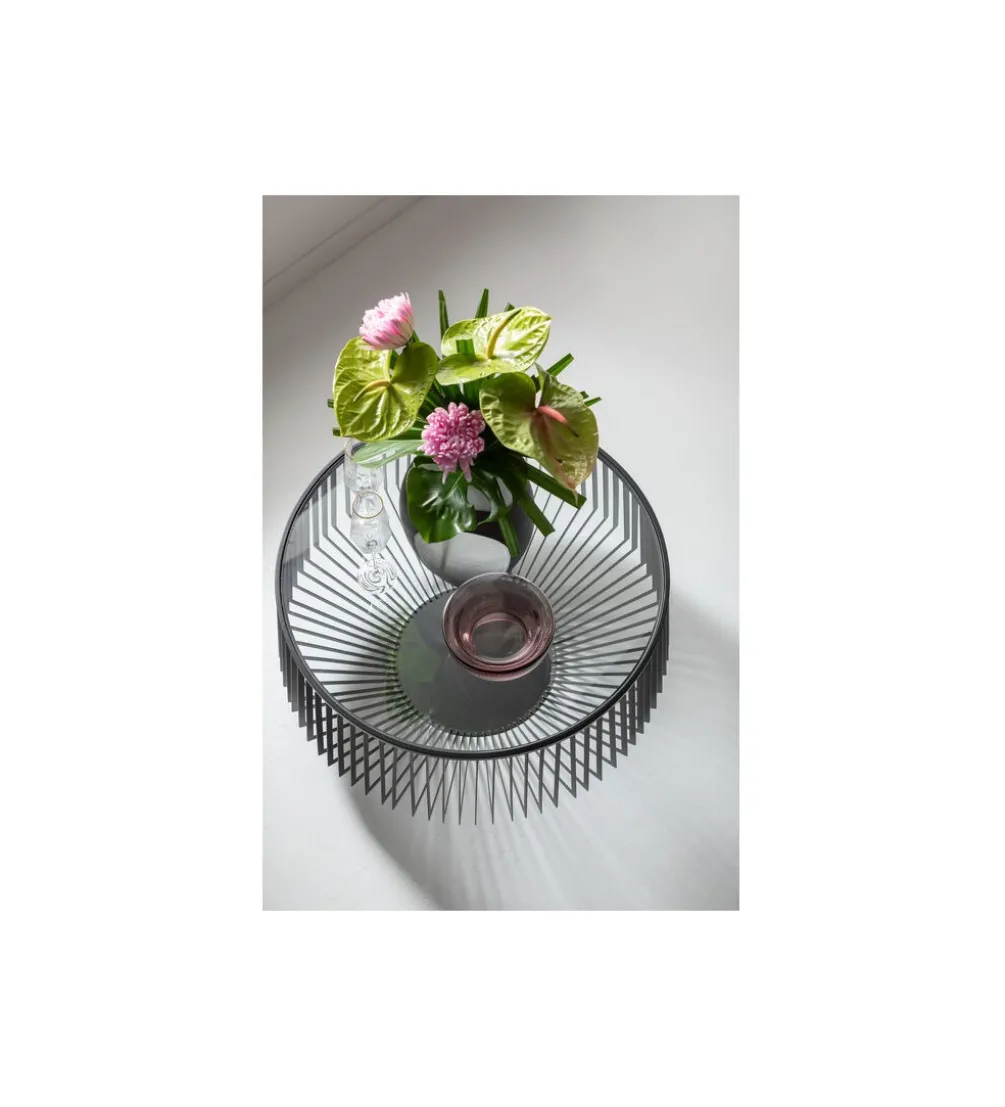 Stolik kawowy CORINNE 80 cm czarny