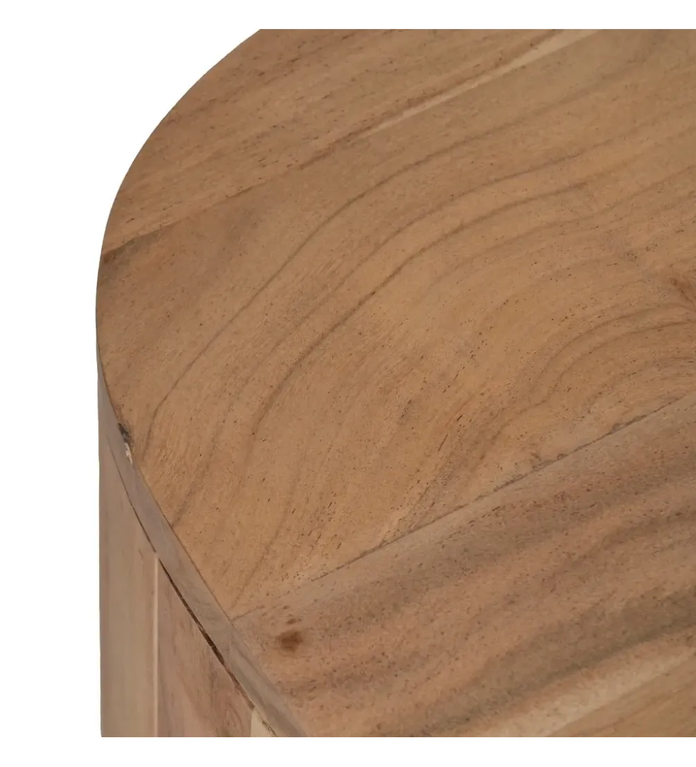 Stolik kawowy CREEL 120 cm drewno akacja