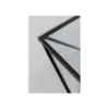 Stolik kawowy  CRISTALLO 80 cm x 80 cm czarny