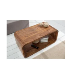 Stolik kawowy Cube 100 cm drewno Sheesham
